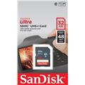 TARJETA SANDISK SDUNB032GGN3IN ULTRA SDHC 32GB UHS-I CL10 48MB/S CANON 0.24€ INCLUIDO