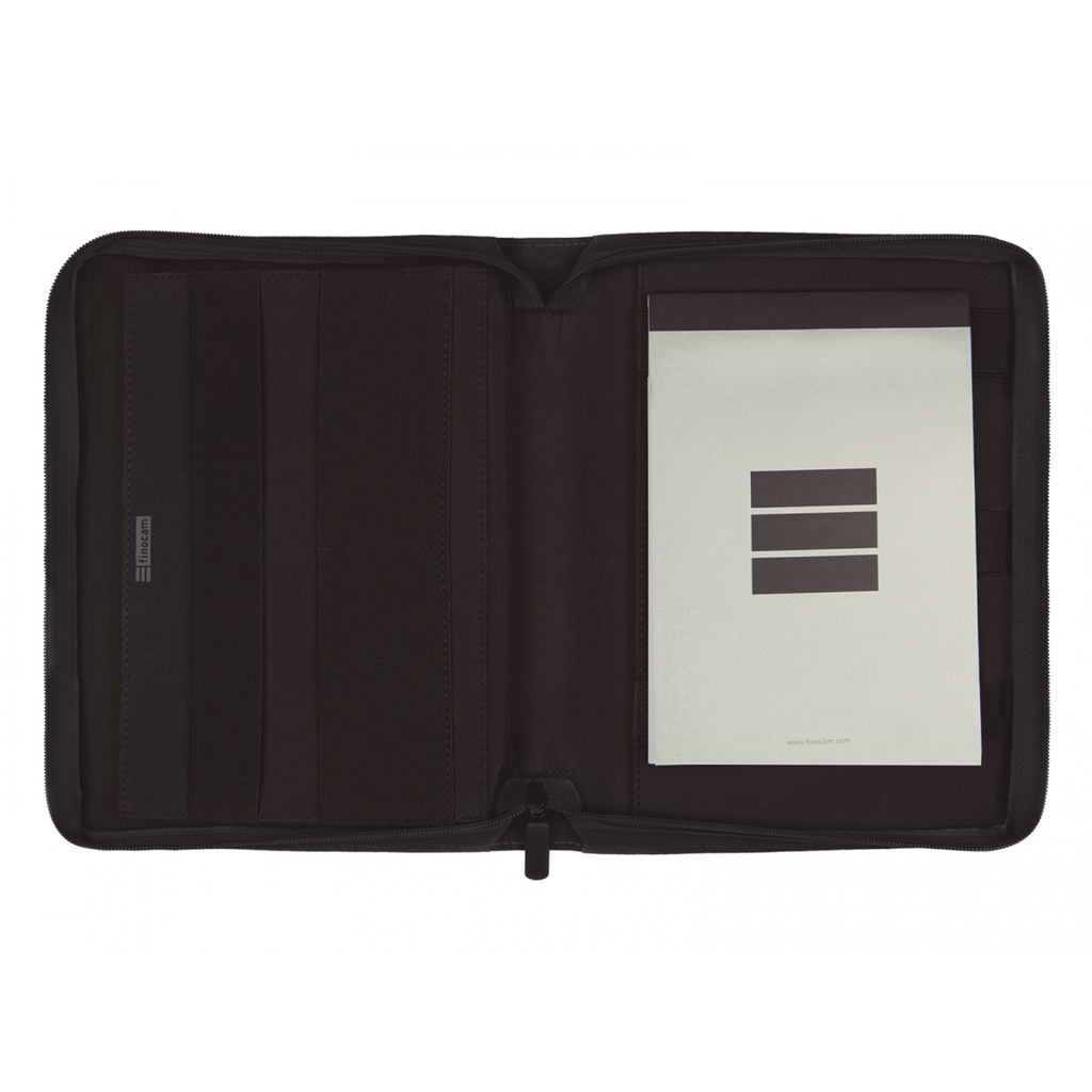 PORTADOCUMENTOS FINOCAM 5095260 J955.3 PORTAD. CREM. A5/10'' NEGRO