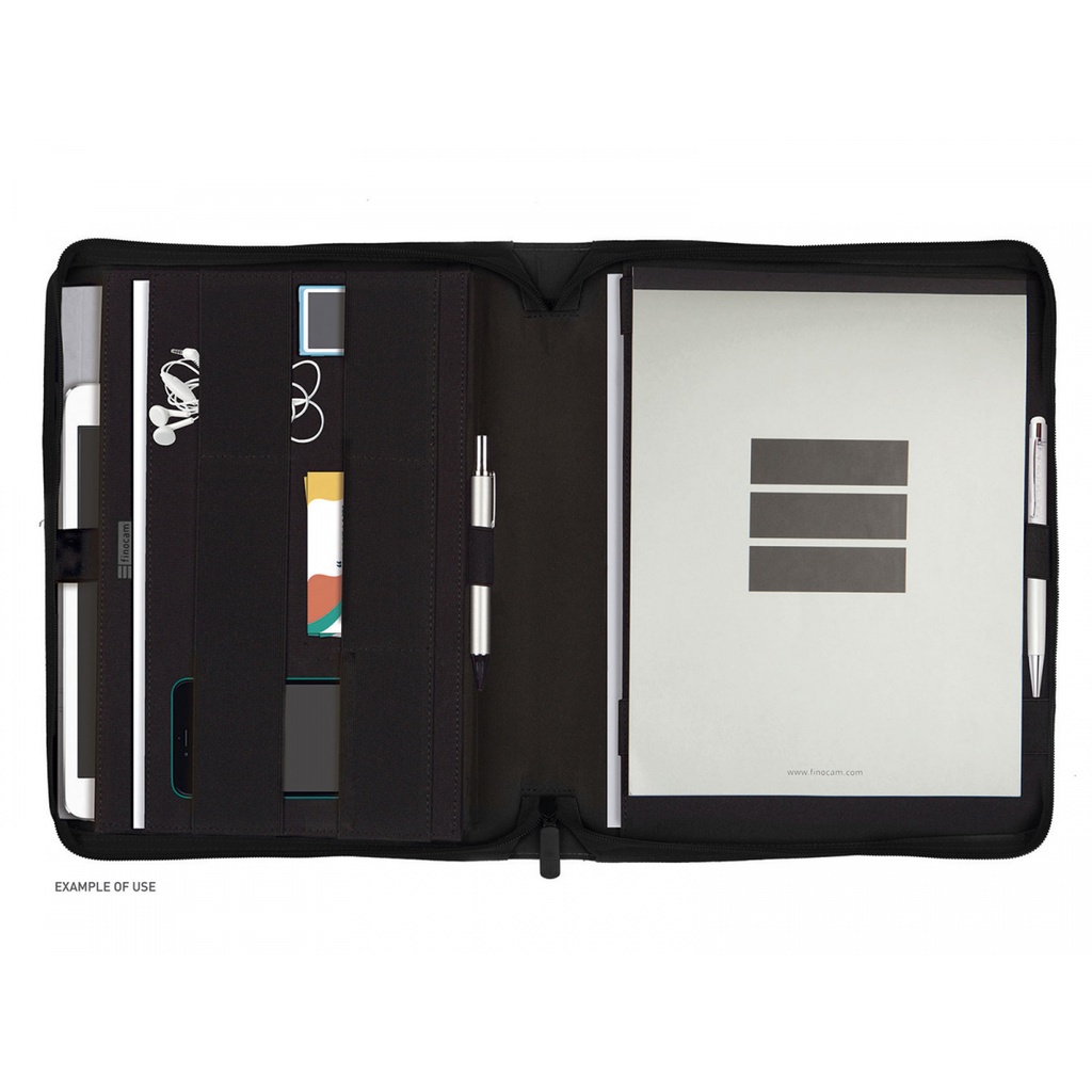 PORTADOCUMENTOS FINOCAM 5095060 J954.2 PORTADOC. CREM. A4 NEGRO