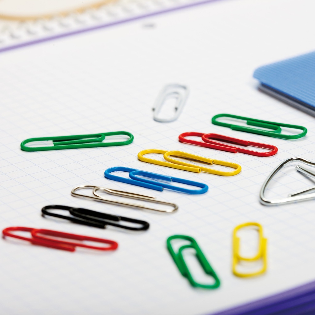 CLIPS APLI 11723 Nº 2 COLORES SURT. 32 MM. 100 UNID.