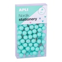 CHINCHETAS APLI 18150 REDONDAS COLORES NORDIK 100 UNID.