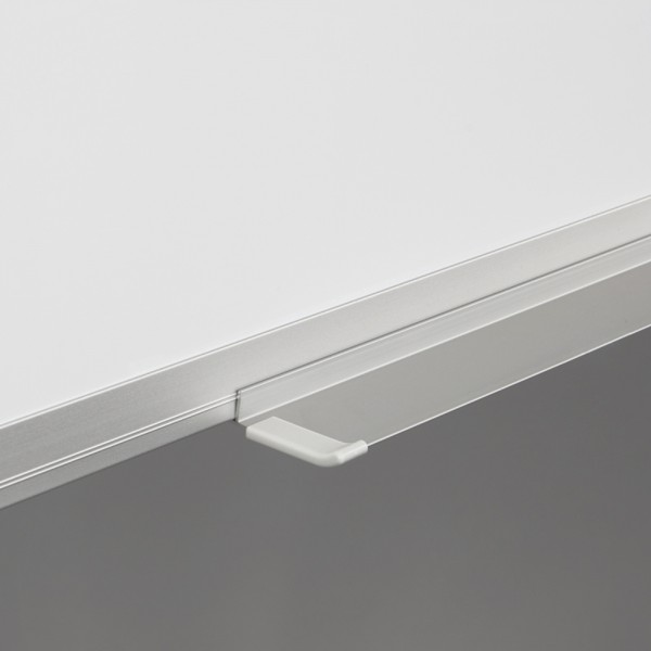 PIZARRA ROCADA 6854 DOBLE CARA VITRIFICADA BLANCA MARCO ALUMINIO 120X90CM