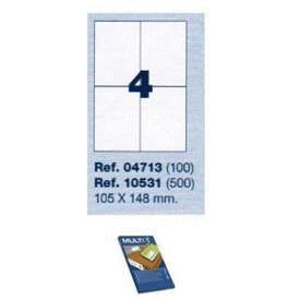 ETIQUETAS MULTI 3 10531 105X148 MM. 500