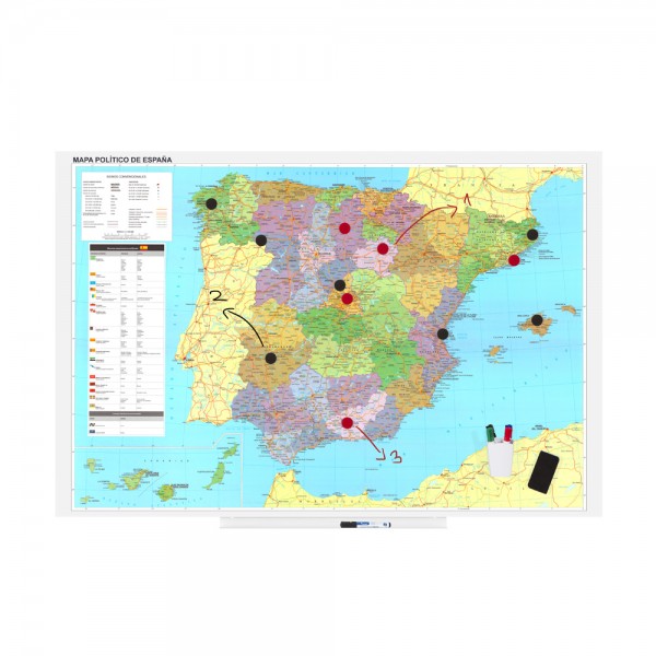 PIZARRA ROCADA 6421MAPSP SKINMAP 100X150CM SUPERFICIE LACADA - ESPAÑA