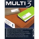 ETIQUETAS MULTI 3 10530 105X74 MM. 500 F