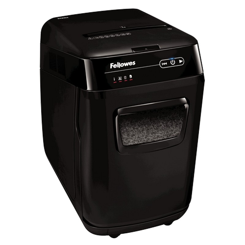DESTRUCTORA FELLOWES 4656301 AUTOMAX 200M (200h MICRO) Nv.seg.5 - microcorte 2x14mm; ancho 230mm; dep.32L