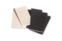 LIBRETAS MOLESKINE 0014003 QP313 CAHIER NEGRAS P LISA (SET DE 3)