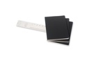 LIBRETAS MOLESKINE 0014201 QP321 CAHIER NEGRAS XL RAYAS (SET DE 3)