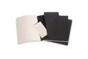 LIBRETAS MOLESKINE 0014203 QP323 CAHIER NEGRAS XL LISAS (SET DE 3)