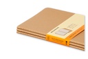 LIBRETAS MOLESKINE 0014104 QP416 CAHIER MARRÓN KRAFT L RAYAS (SET DE 3)
