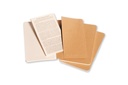 LIBRETAS MOLESKINE 0014006 QP413 CAHIER MARRON KRAFT P LISAS (SET DE 3)