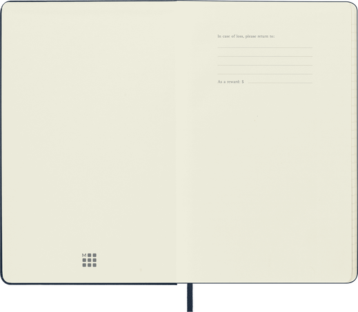 LIBRETA MOLESKINE 0011623 QP012B20 CLASICA TAPA DURA AZUL ZAFIRO P LISA