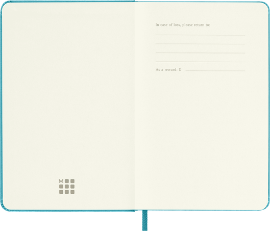 LIBRETA MOLESKINE 0012299 QP012B35 CLASICA TAPA DURA AZUL ARRECIFE P LISA