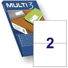 ETIQUETAS MULTI 3 04715 210X148 MM. 100