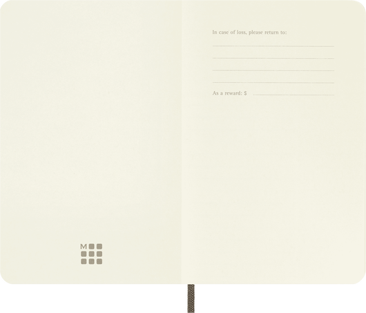 LIBRETA MOLESKINE 0012329 QP613P14 CLASICA TAPA BLANDA MARRÓN TIERRA P LISA