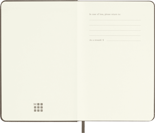 LIBRETA MOLESKINE 0012355 QP012P14 CLASICA TAPA DURA MARRÓN TIERRA P LISA