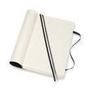 LIBRETA MOLESKINE 0012679 QP616EXP CLASICA MAYOR GROSOR NEGRA L RAYADA TAPA BLANDA