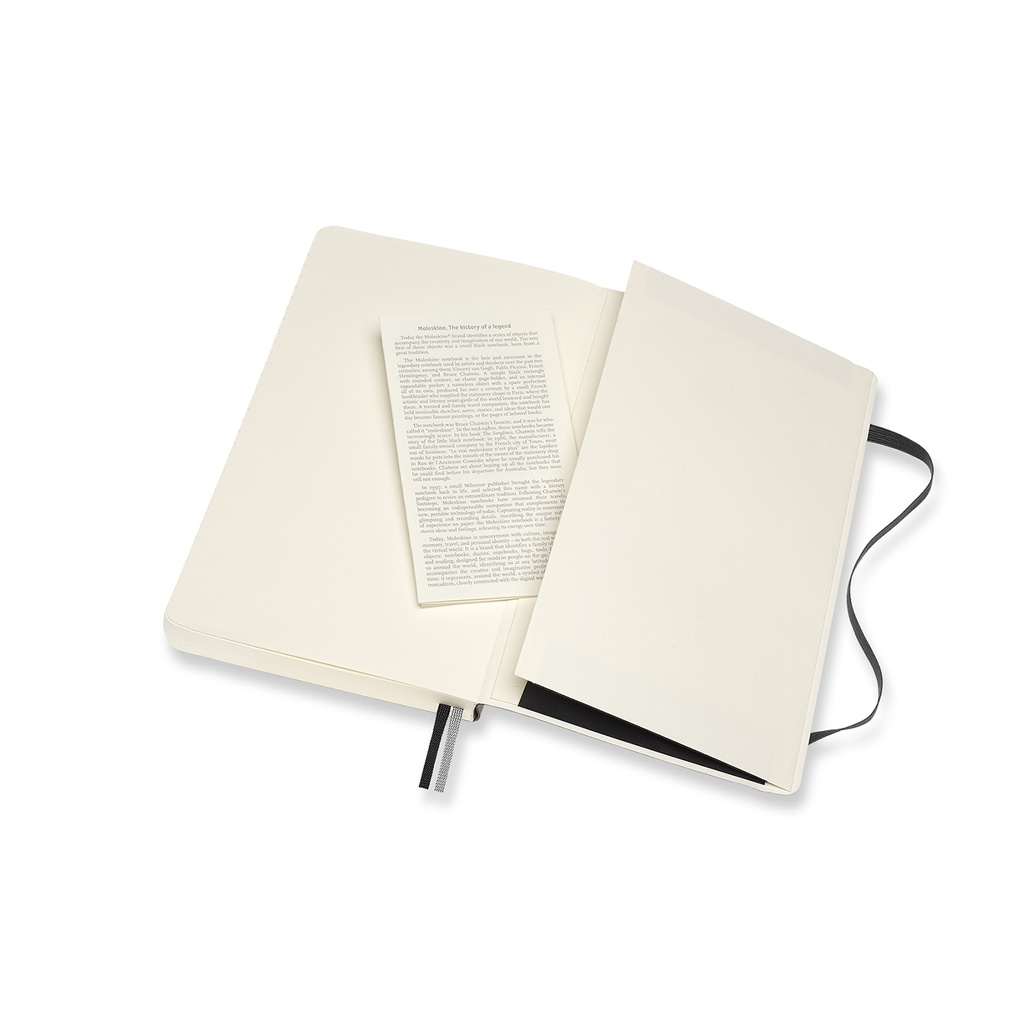 LIBRETA MOLESKINE 0012679 QP616EXP CLASICA MAYOR GROSOR NEGRA L RAYADA TAPA BLANDA