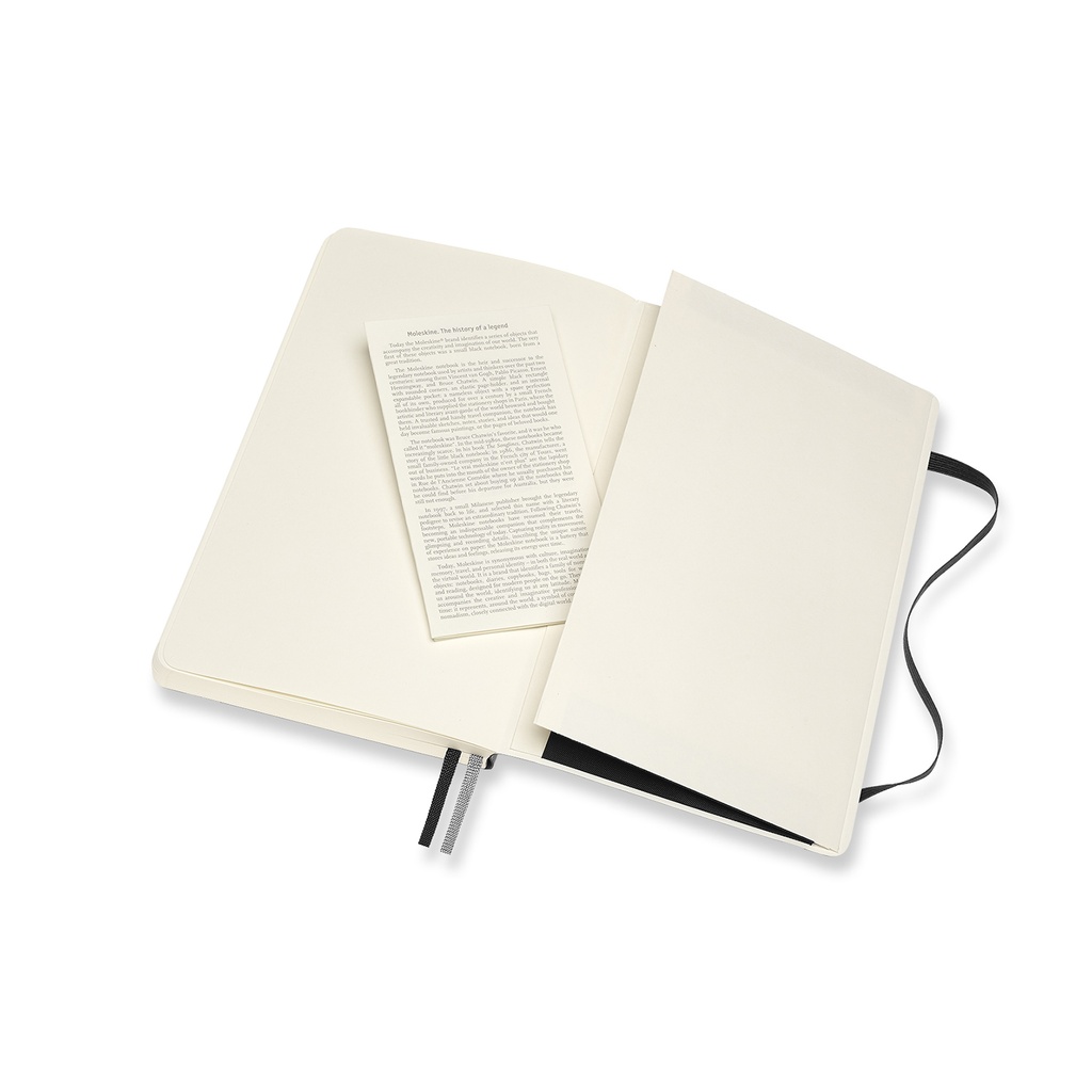 LIBRETA MOLESKINE 0012680 QP618EXP CLASICA MAYOR GROSOR NEGRA L LISA TAPA BLANDA