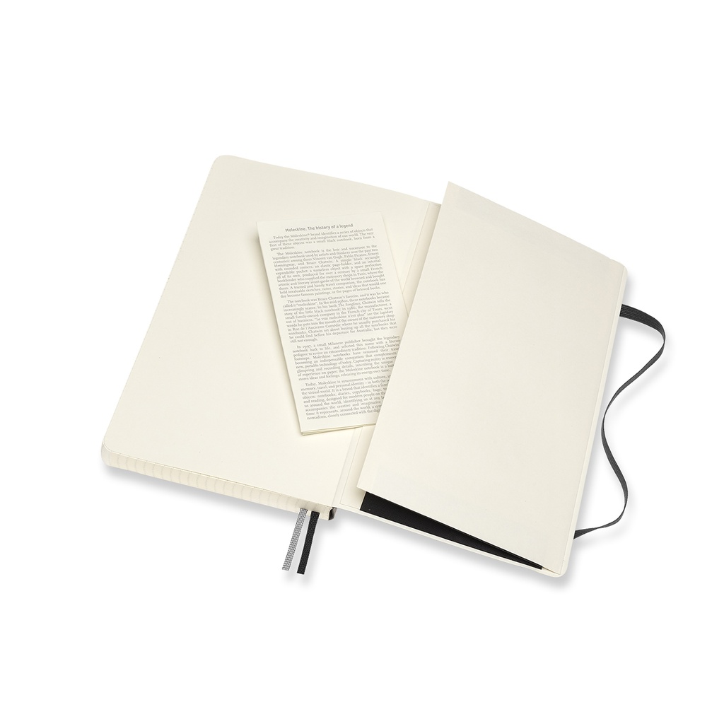 LIBRETA MOLESKINE 0012681 QP617EXP CLASICA MAYOR GROSOR NEGRA L CUADRICULADA TAPA BLANDA