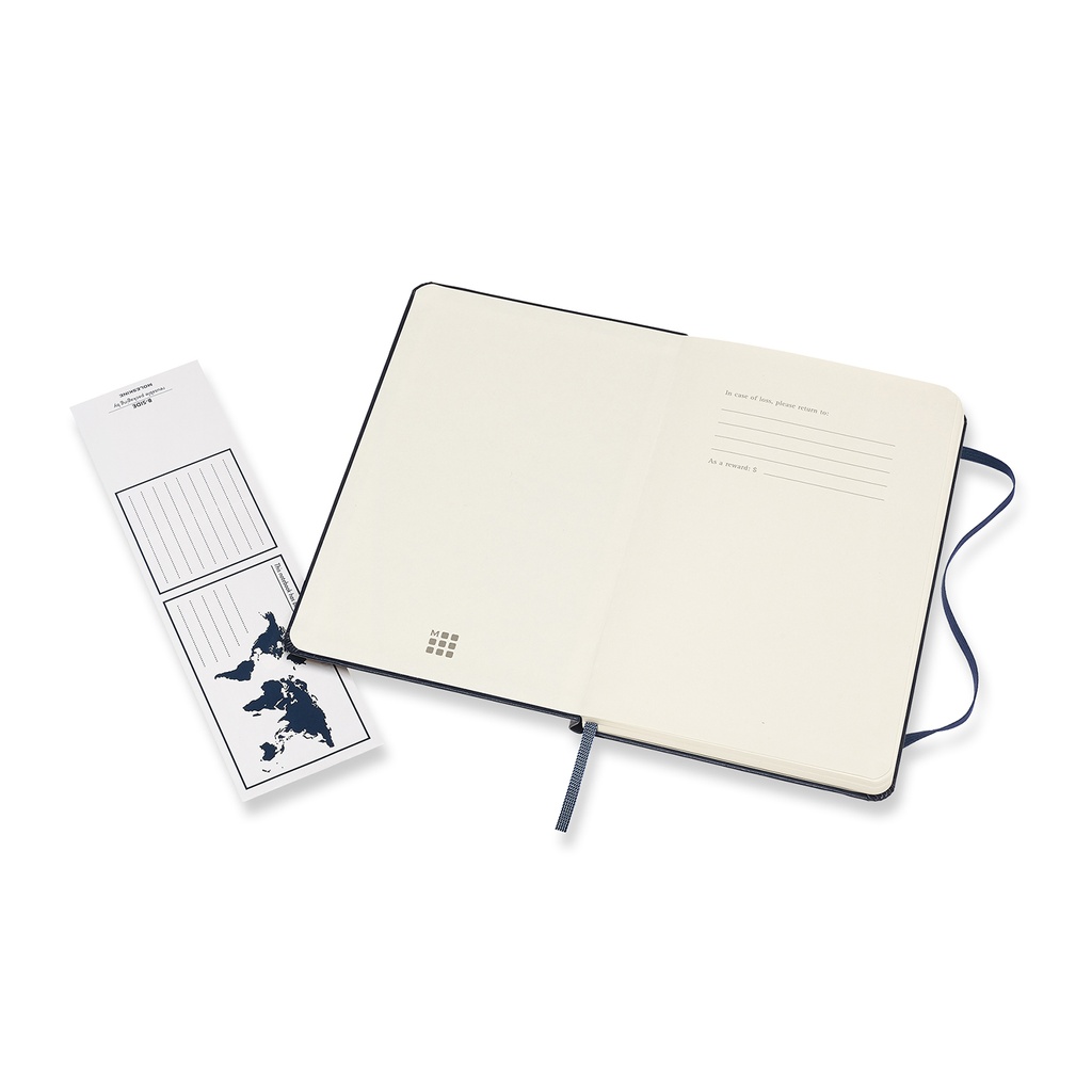 LIBRETA MOLESKINE 0012692 QP052B20 CLASICA TAPA DURA AZUL ZAFIRO M LISA