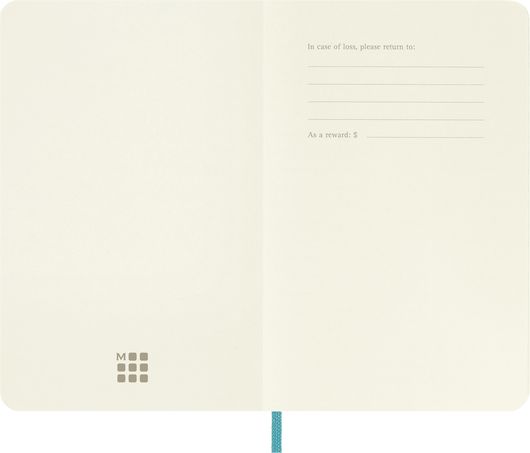 LIBRETA MOLESKINE 0013177 QP613B42 CLASICA TAPA BLANDA AZUL HORTENSIA P LISA