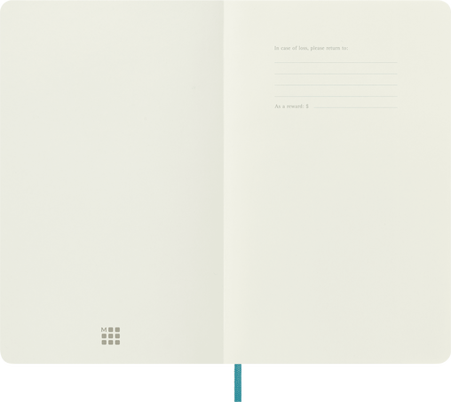 LIBRETA MOLESKINE 0013178 QP618B42 CLASICA TAPA BLANDA AZUL HORTENSIA L LISA