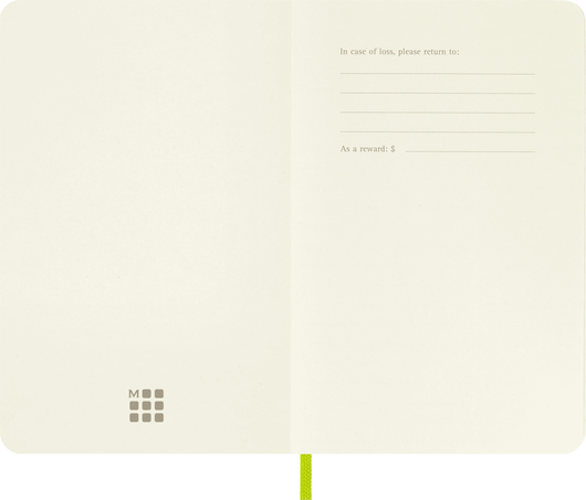 LIBRETA MOLESKINE 0013183 QP613C2 CLASICA TAPA BLANDA VERDE LIMON P LISA