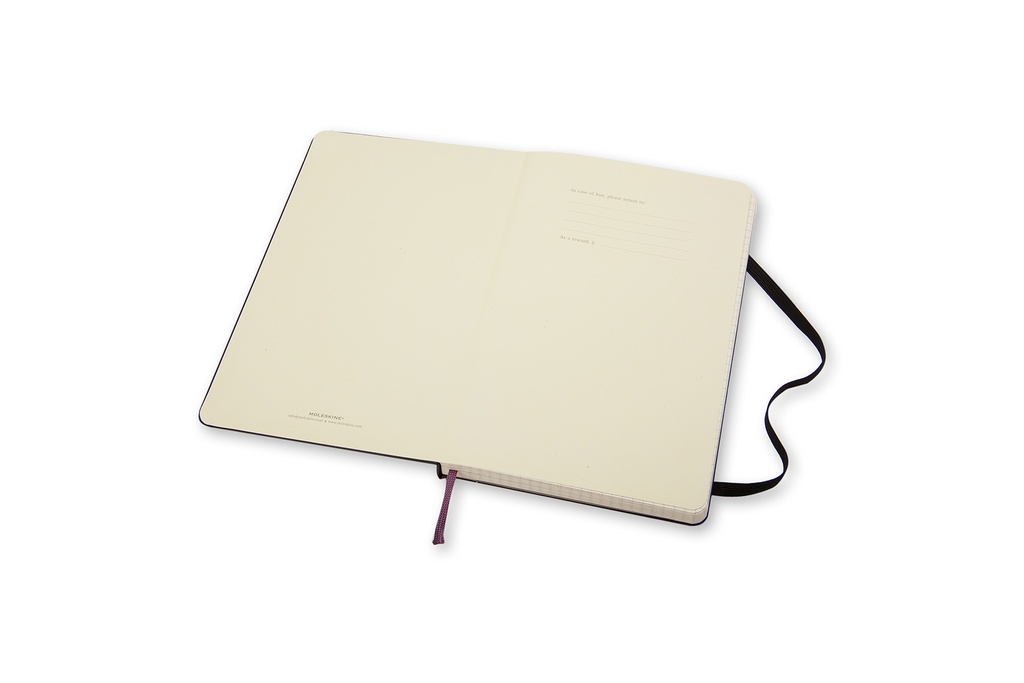 LIBRETA MOLESKINE 0011502 QP061 CLASICA TAPA DURA NEGRA L CUADRICULADA