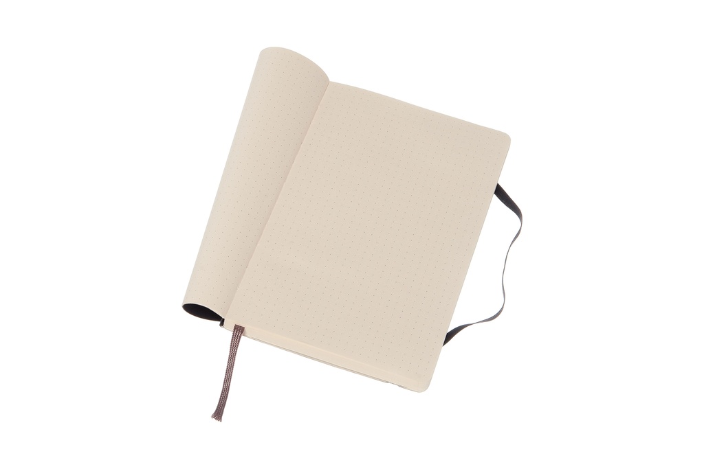 LIBRETA MOLESKINE 0011637 QP619 CLASICA TAPA BLANDA NEGRA L PUNTEADA
