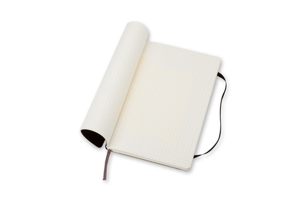 LIBRETA MOLESKINE 0012502 QP617 CLASICA TAPA BLANDA NEGRA LARGE 13X21 CM.CUADRICULADA