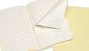 LIBRETAS MOLESKINE 0012732 CH016M23 CAHIER AMARILLO SUAVE LARGE 13X21 CM.RAYAS (SET DE 3)