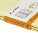LIBRETAS MOLESKINE 0012732 CH016M23 CAHIER AMARILLO SUAVE LARGE 13X21 CM.RAYAS (SET DE 3)