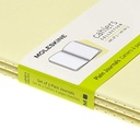 LIBRETAS MOLESKINE 0012735 CH018M23 CAHIER AMARILLO SUAVE LARGE 13X21 CM.LISA (SET DE 3)
