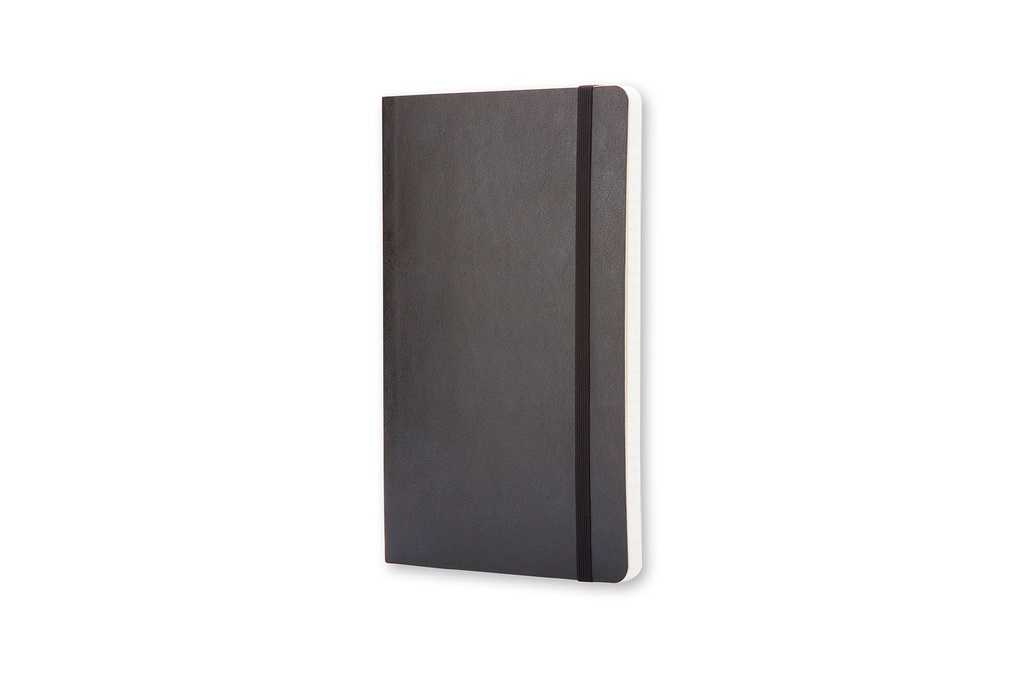 LIBRETA MOLESKINE 0012501 QP616 CLASICA TAPA BLANDA NEGRA LARGE 13X21 CM.RAYADA