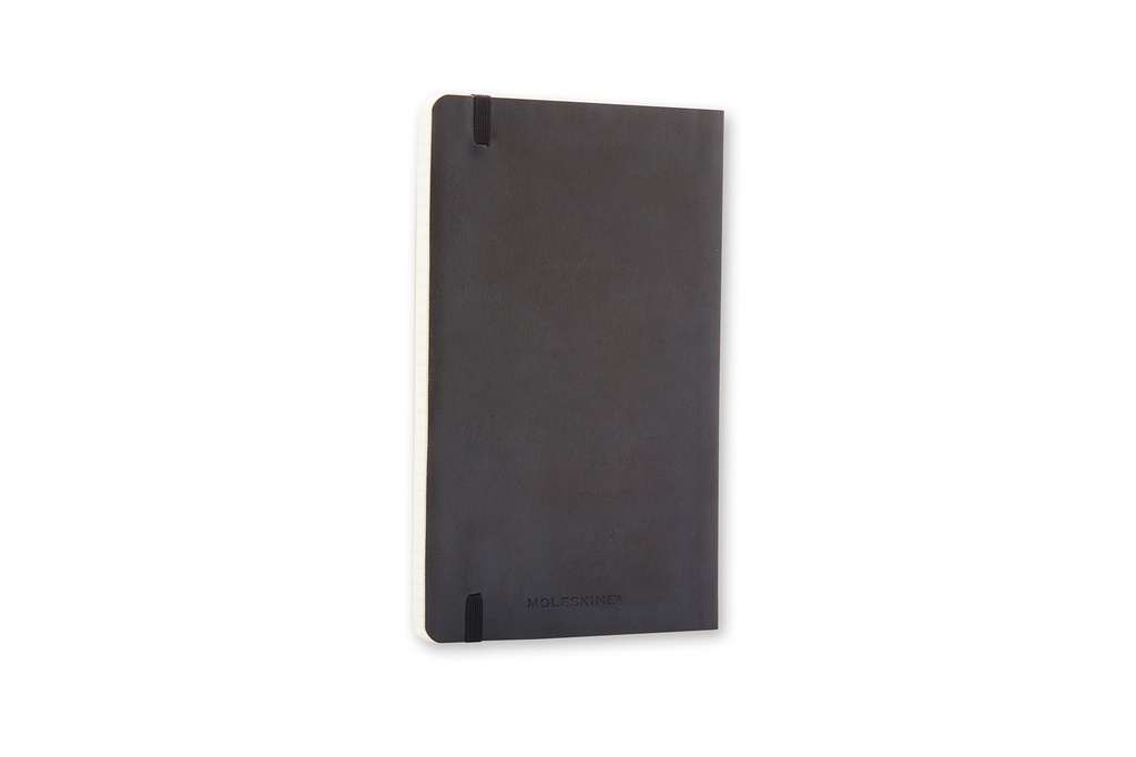 LIBRETA MOLESKINE 0012501 QP616 CLASICA TAPA BLANDA NEGRA LARGE 13X21 CM.RAYADA