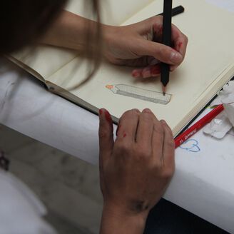 CUADERNO MOLESKINE 0011504 ARTQP063 BOCETOS NEGRO L 13x21 CM