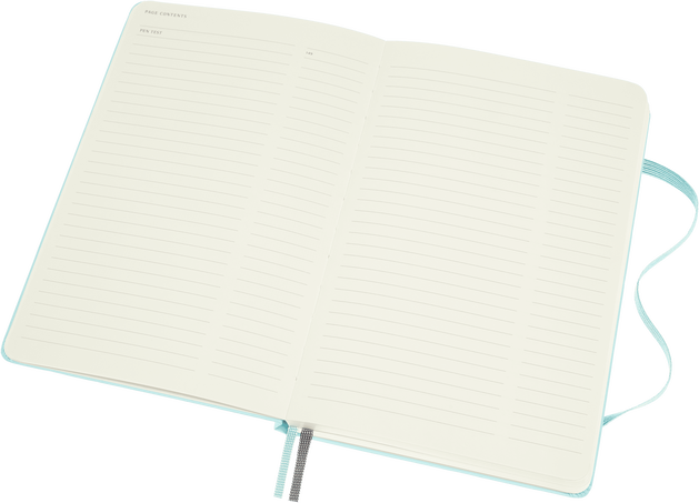 LIBRETA MOLESKINE 0013450 ARTBULNT3B24 JOURNALARGE 13X21 CM.AQUAMARINA LARGE 13X21 CM.PUNTEADA