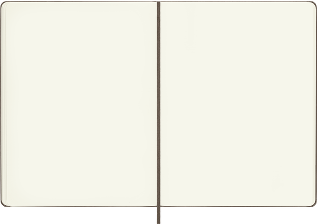 LIBRETA MOLESKINE 0012333 QP623P14 CLÁSICA TAPA BLANDA MARRÓN TIERRA XL 19X24 CM,.LISA