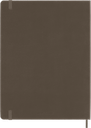 LIBRETA MOLESKINE 0012333 QP623P14 CLÁSICA TAPA BLANDA MARRÓN TIERRA XL 19X24 CM,.LISA