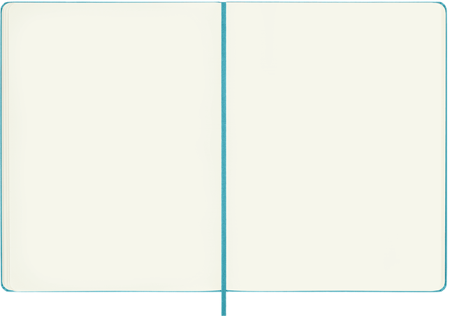 LIBRETA MOLESKINE 0012327 QP623B35 CLASICA TAPA BLANDA AZUL ARRECIFE  LARGE 13X21 CM. XL  LISA