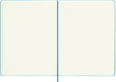 LIBRETA MOLESKINE 0012327 QP623B35 CLASICA TAPA BLANDA AZUL ARRECIFE  LARGE 13X21 CM. XL  LISA
