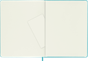 LIBRETA MOLESKINE 0012327 QP623B35 CLASICA TAPA BLANDA AZUL ARRECIFE  LARGE 13X21 CM. XL  LISA