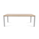 MESA ROCADA 2005MD08 TOTAL 200X100 GRIS / ROBLE