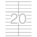 ETIQUETAS MULTI 3 10522 105X29 MM. 500 F