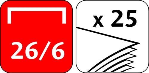 GRAPADORA MAPED 354511  HALF STRIP ADVANCED METAL 24/6 26/6  METAL TOPO