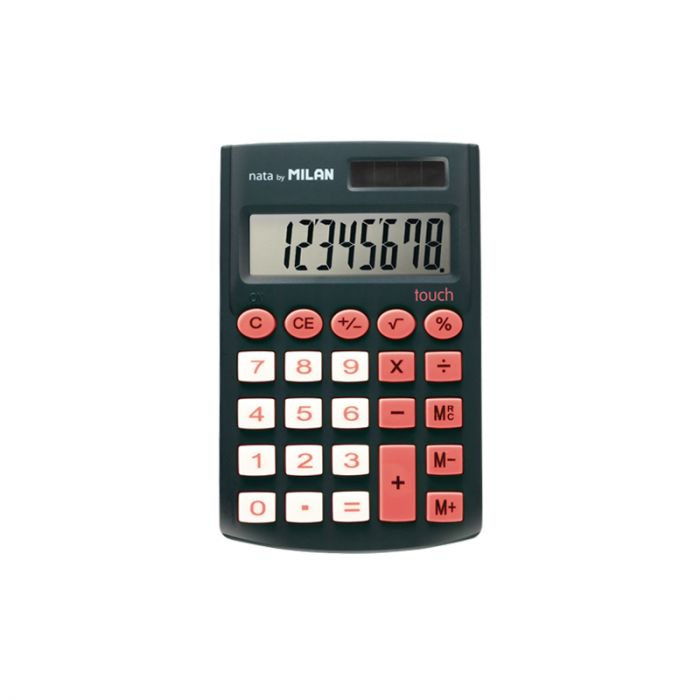 CALCULADORA MILAN 159912  8 DíGITOS POCKET COLORES SURTIDOS