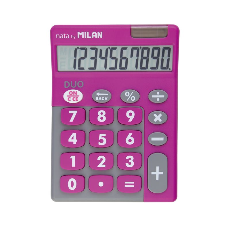 CALCULADORA MILAN 159906  10 DíGITOS DUO COLORES SURTIDOS