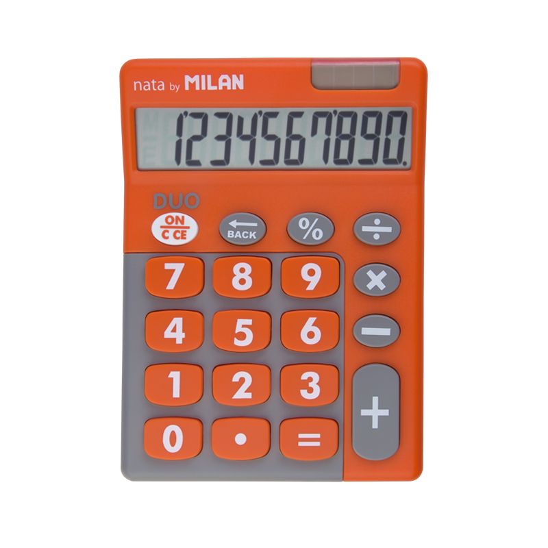 CALCULADORA MILAN 159906  10 DíGITOS DUO COLORES SURTIDOS