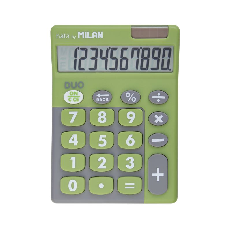CALCULADORA MILAN 159906  10 DíGITOS DUO COLORES SURTIDOS